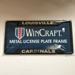Louisville Cardinals Metal License Plate Frame New